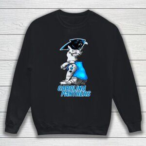 NFL Football My Cat Loves Carolina Panthers Sweatshirt Fan Gift Unisex Apparel